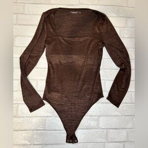 Abercrombie & Fitch Soft Brown Bodysuit